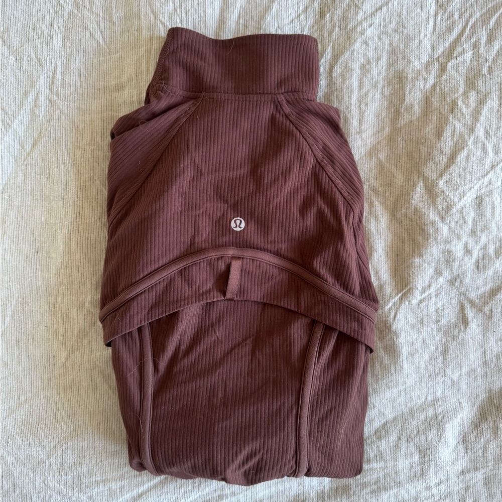 Lululemon Ribbed Nulu Cropped Define Jacket in Java size 6 - Picture 4 of 5
